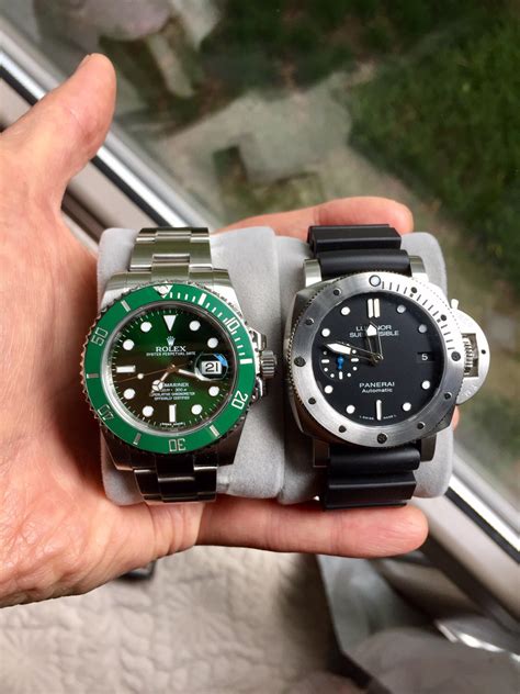 rolex submariner vs panerai luminor|panerai luminor vs paneri submersible.